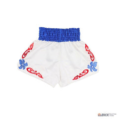 Boon [MT40] "White/Blue" Muay Thai Shorts