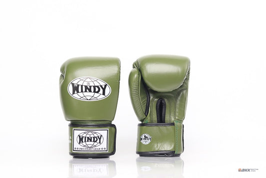 Windy [BGVH] Muay Thai Gloves Olive Green