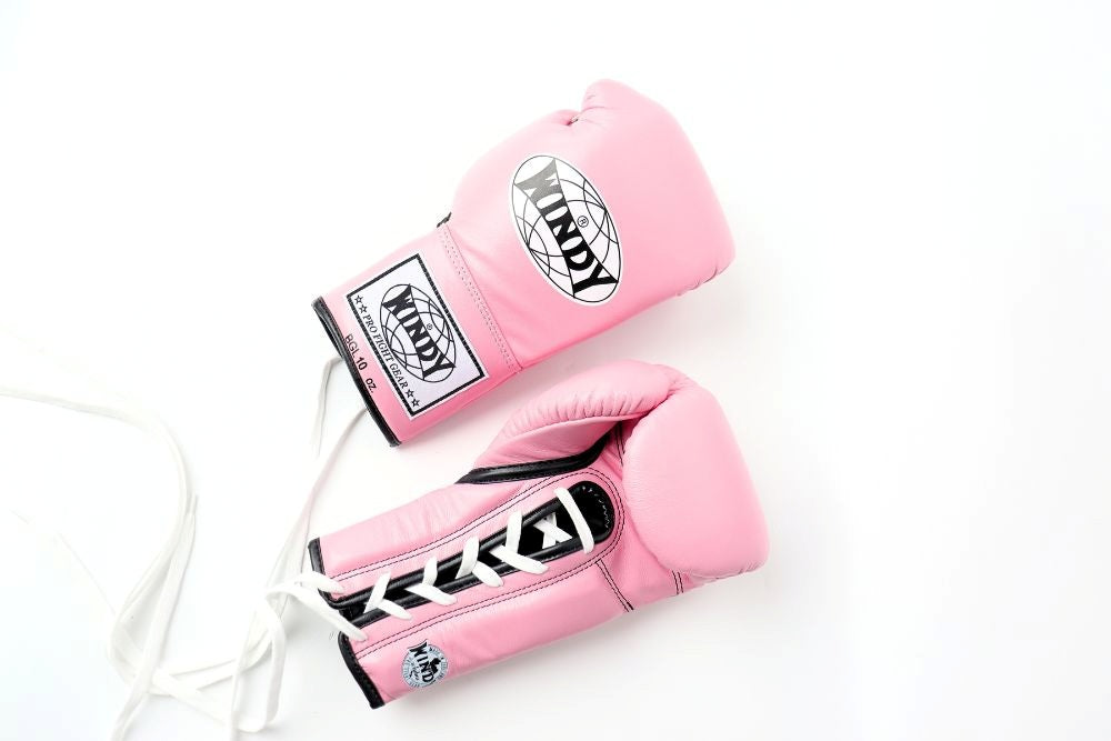 Windy [BGL] Lace Up Boxing Gloves Pink