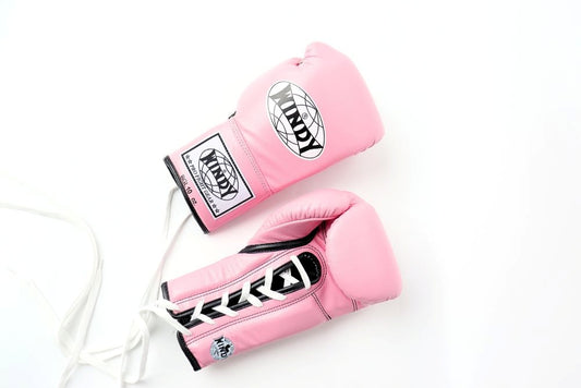 Windy [BGL] Lace Up Boxing Gloves Pink