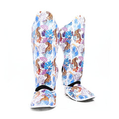 Top King TKSGWT Shin Guards Tiger Design