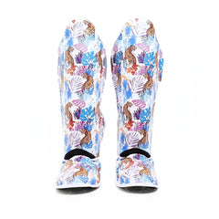 Top King TKSGWT Shin Guards Tiger Design