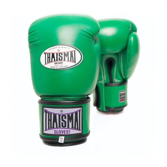 THAISMAI [BG124] Muay Thai Boxing Gloves Green