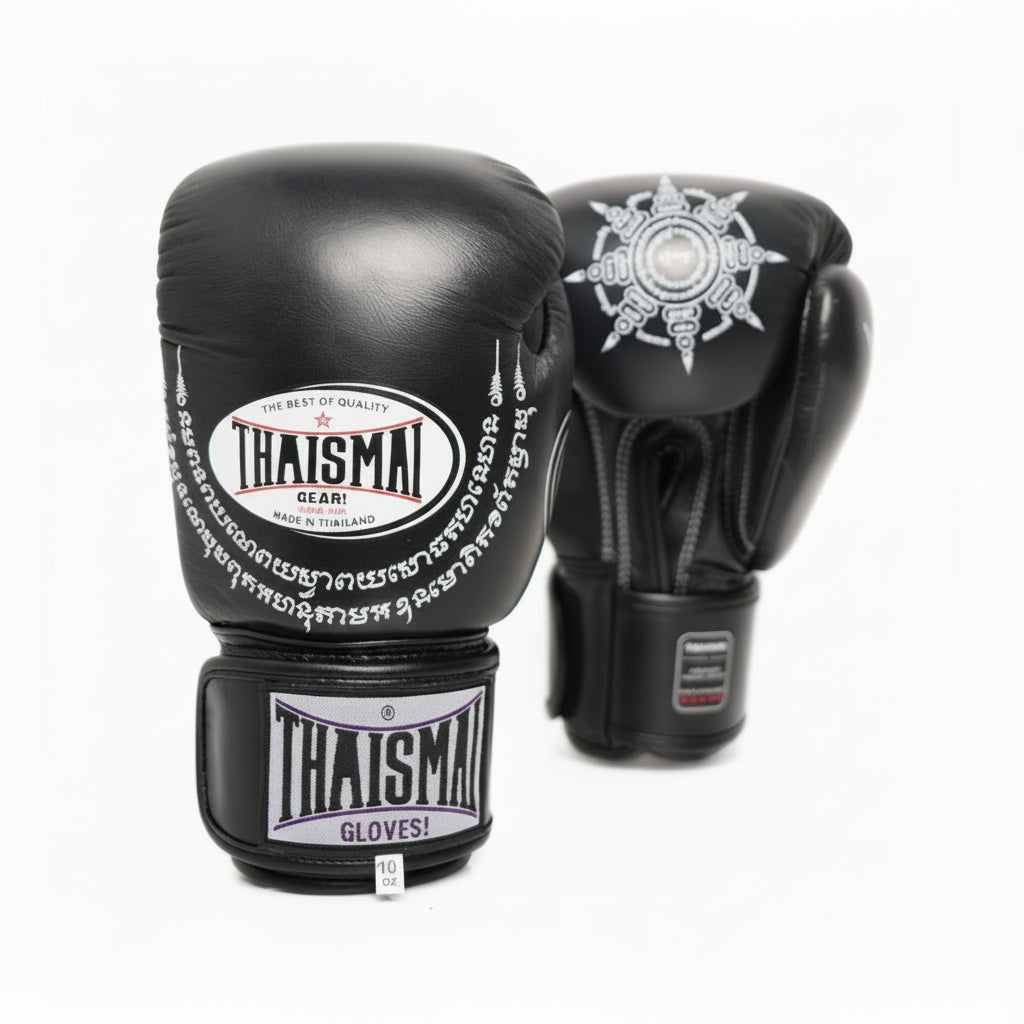 THAISMAI "YANT" Muay Thai Boxing Gloves Black
