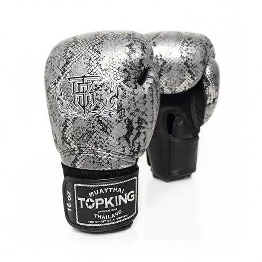 Top King TKBGSS-02 Super Snake Python Pattern Boxing Gloves