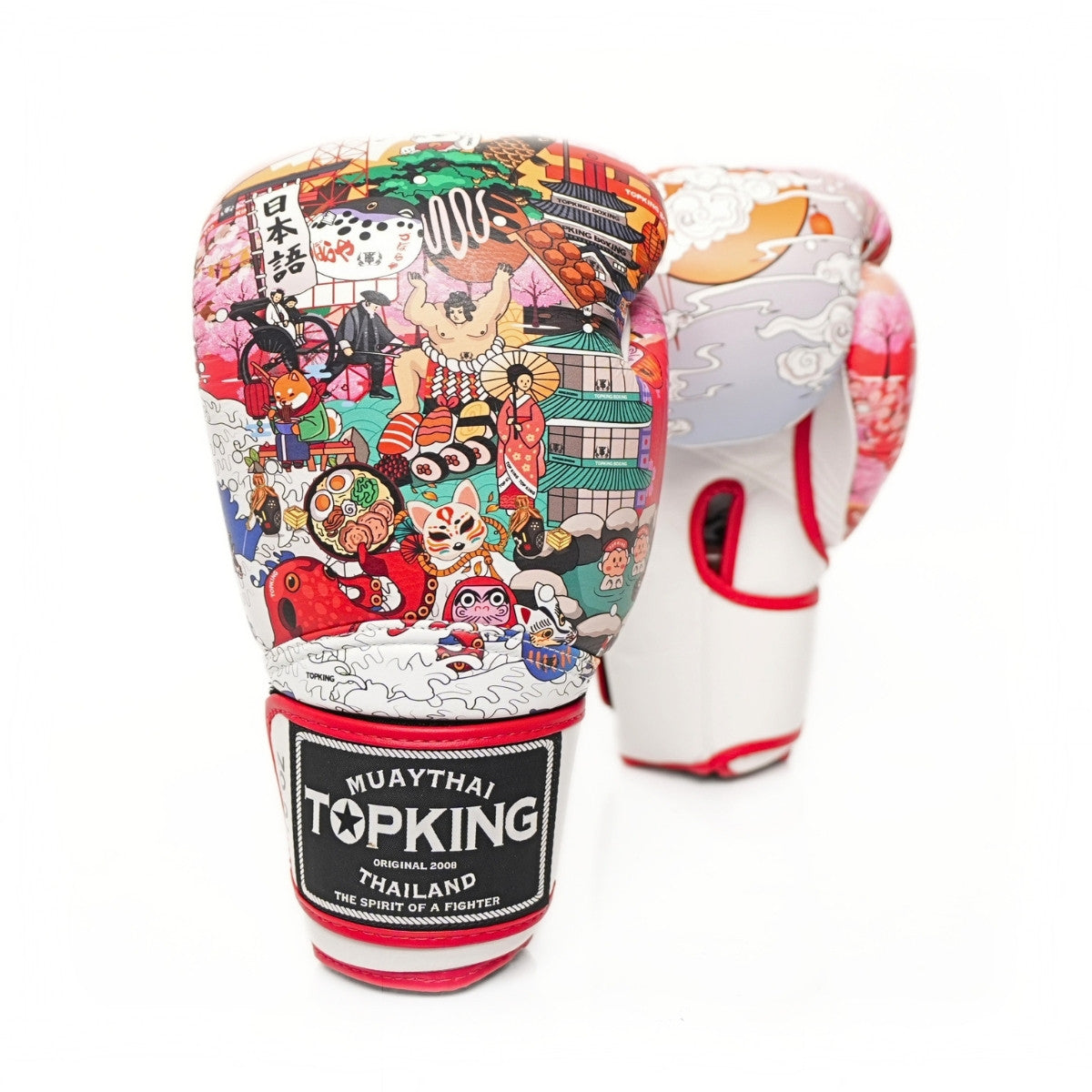 Top King TKBGCT-1J1 Culture JP Boxing Gloves Japanese Art Design
