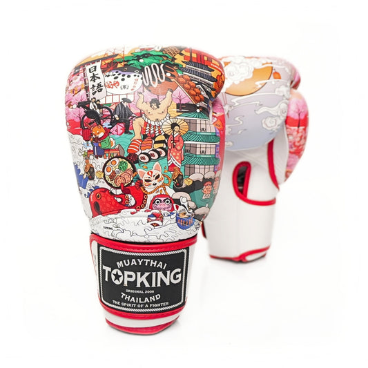Top King TKBGCT-1J1 Culture JP Boxing Gloves Japanese Art Design