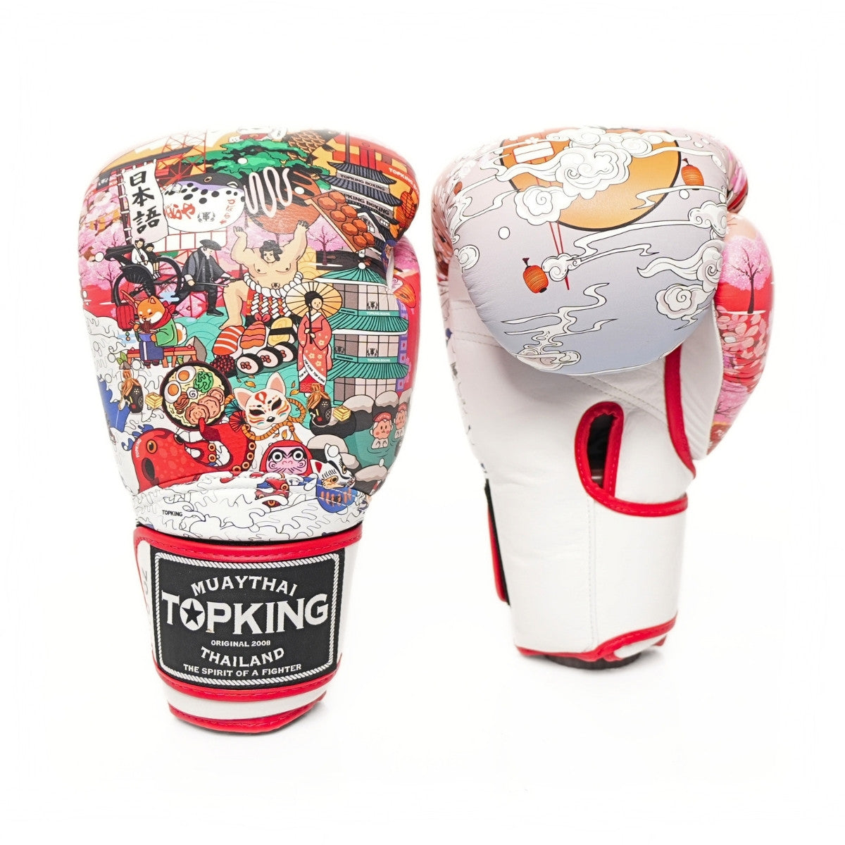 Top King TKBGCT-1J1 Culture JP Boxing Gloves Japanese Art Design