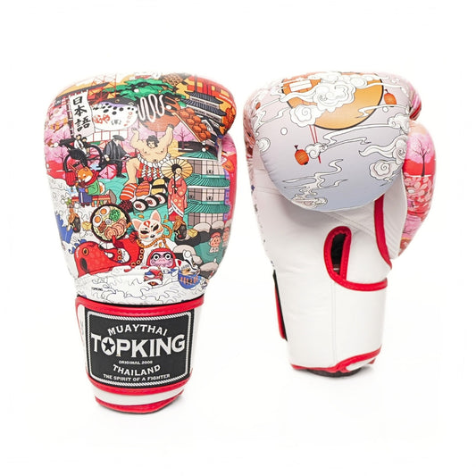 Top King TKBGCT-1J1 Culture JP Boxing Gloves Japanese Art Design