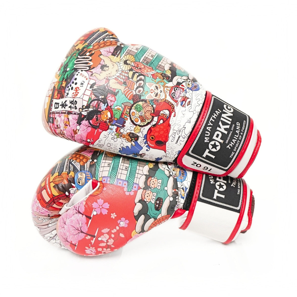 Top King TKBGCT-1J1 Culture JP Boxing Gloves Japanese Art Design