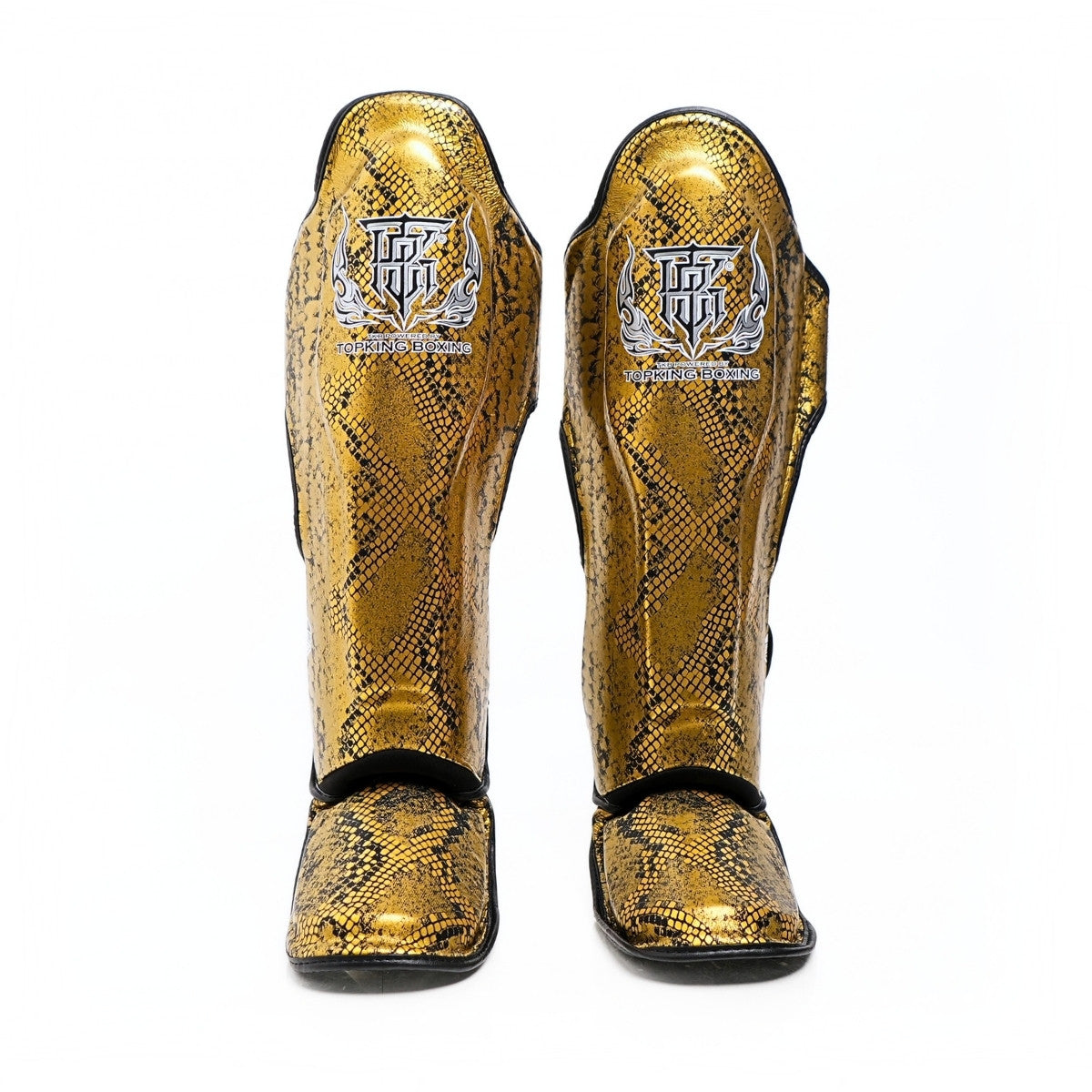 Top King TKSGSS-02 Shin Guards Python Snake Pattern