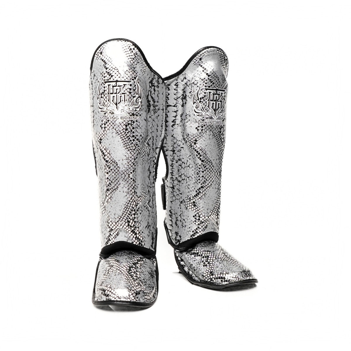 Top King TKSGSS-02 Shin Guards Python Snake Pattern