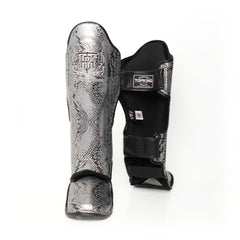 Top King TKSGSS-02 Shin Guards Python Snake Pattern