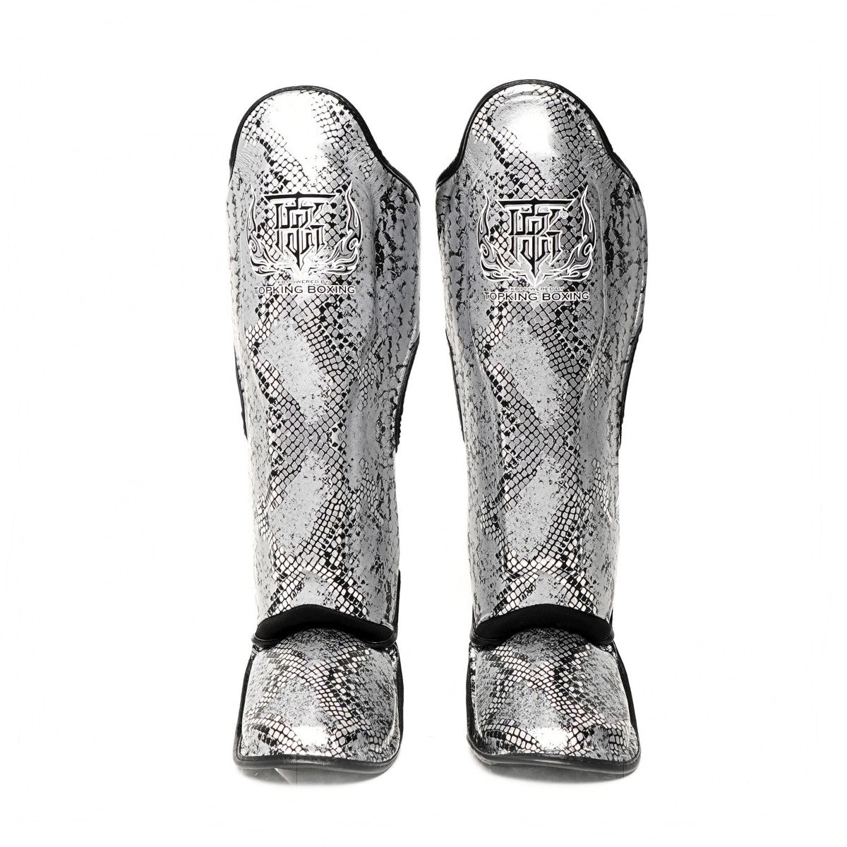Top King TKSGSS-02 Shin Guards Python Snake Pattern