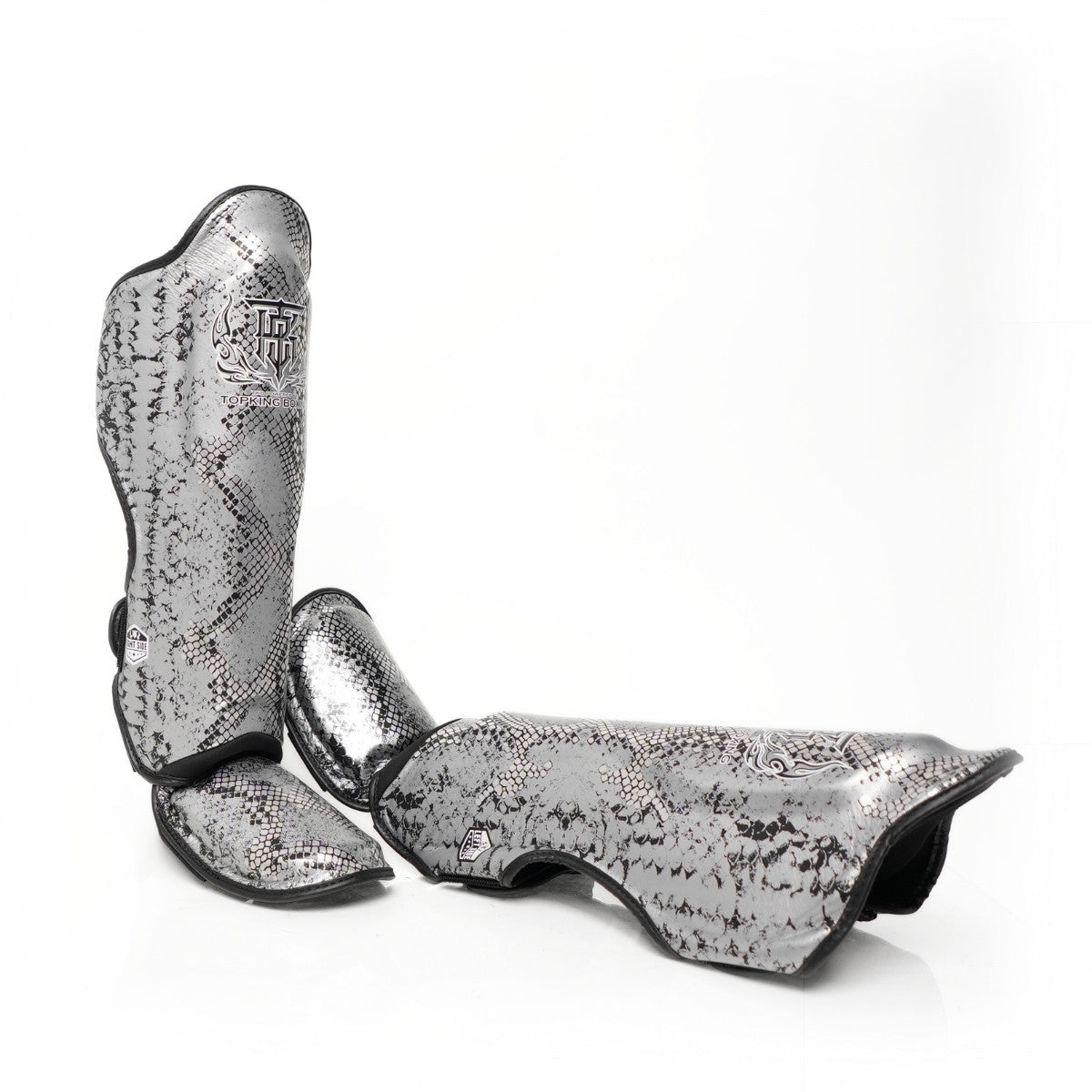 Top King TKSGSS-02 Shin Guards Python Snake Pattern