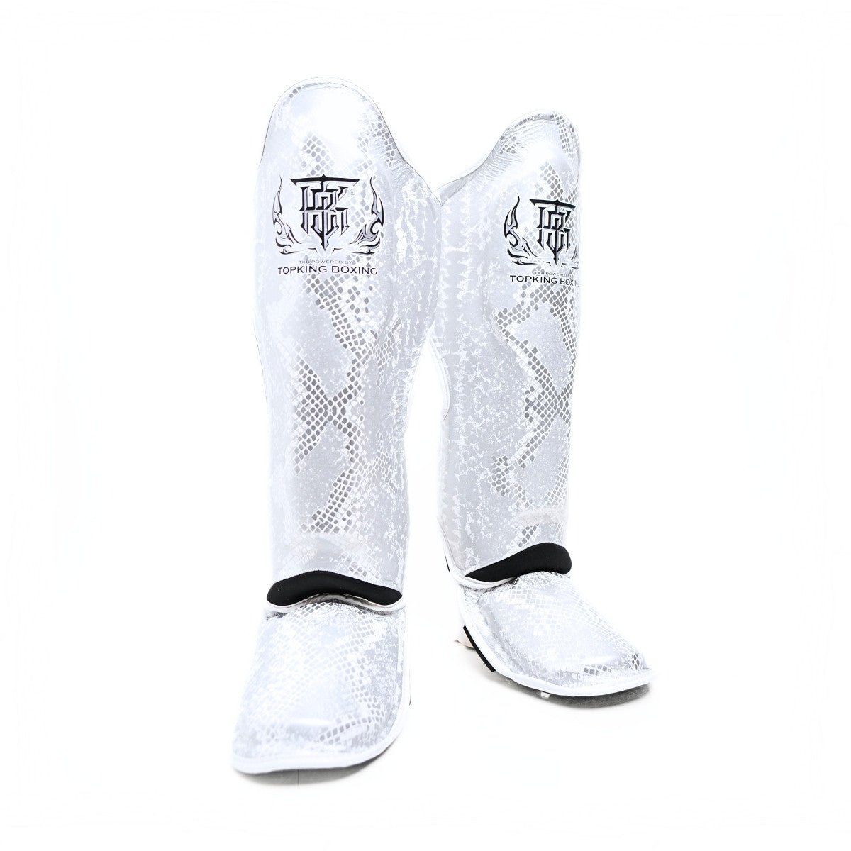 Top King TKSGSS-02 Shin Guards Python Snake Pattern