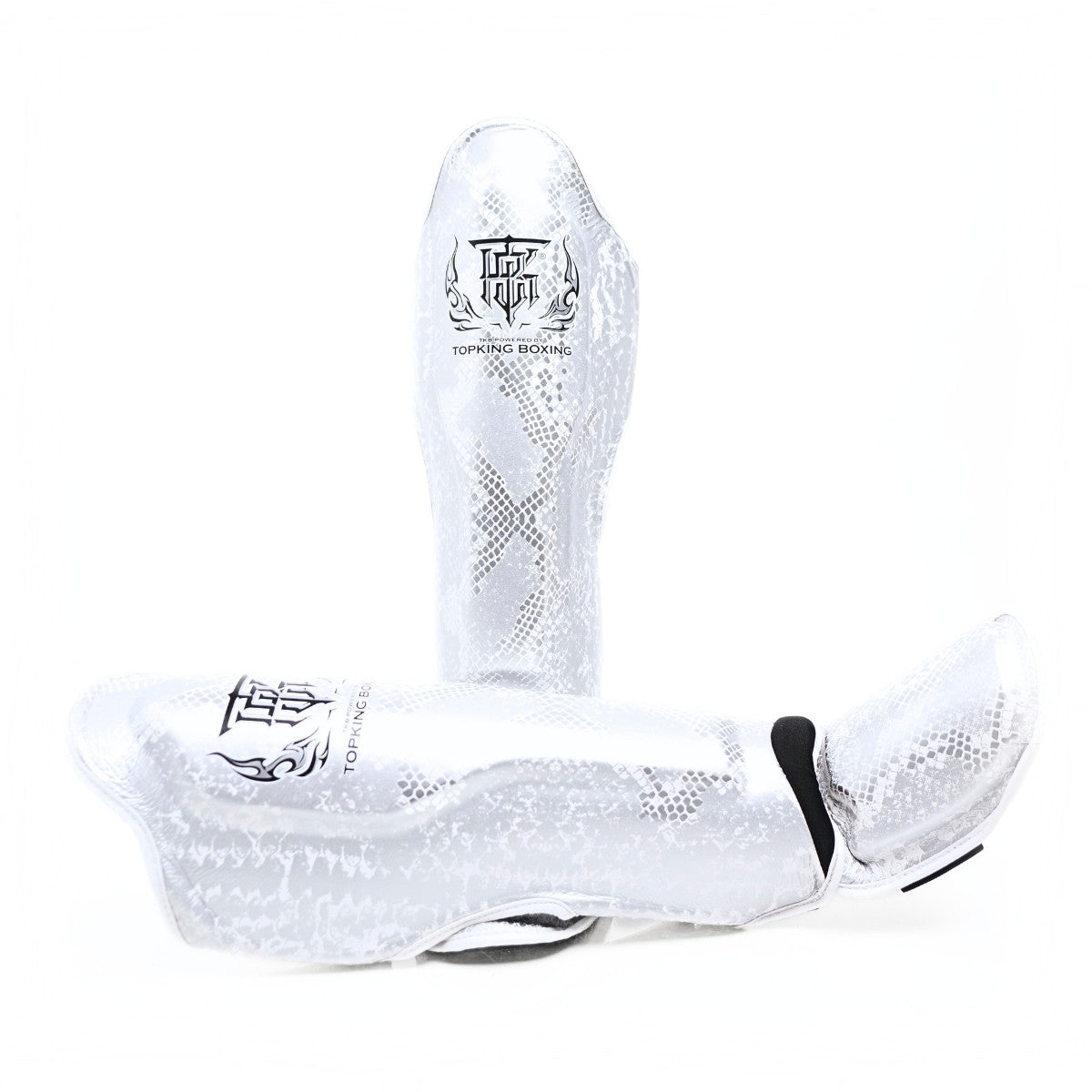Top King TKSGSS-02 Shin Guards Python Snake Pattern