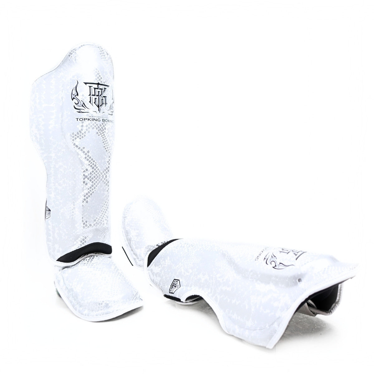 Top King TKSGSS-02 Shin Guards Python Snake Pattern