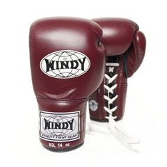 Windy [BGL] Lace Up Boxing Gloves Maroon