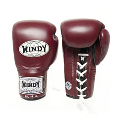Windy [BGL] Lace Up Boxing Gloves Maroon
