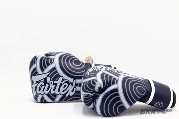 Fairtex [BGV14BLU] Japanese Art Gloves Blue/White