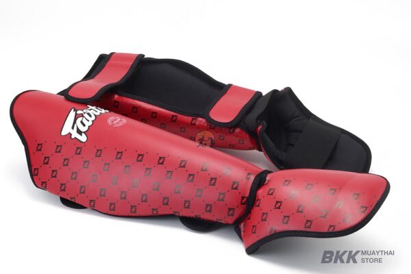 Fairtex [SP5] Shin Guards Competition Red