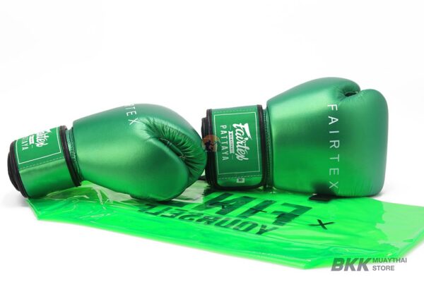 Fairtex [BGV22] Metallic Boxing Gloves Green