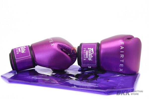 Fairtex [BGV22] Metallic Boxing Gloves Purple