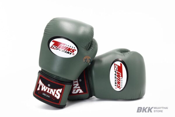 Twins Special [BGVL-3] Boxing Gloves Olive Green
