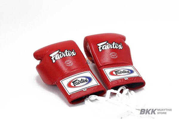 Fairtex [BGL6] Lace Up Pro Competition Red