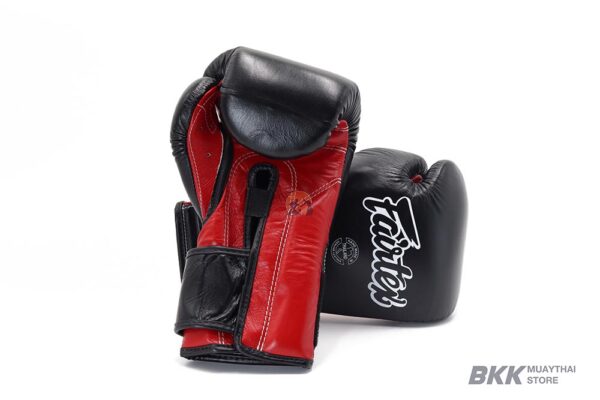 Fairtex [BGV9] Heavy Hitter's Gloves - Mexican Style Black/Red