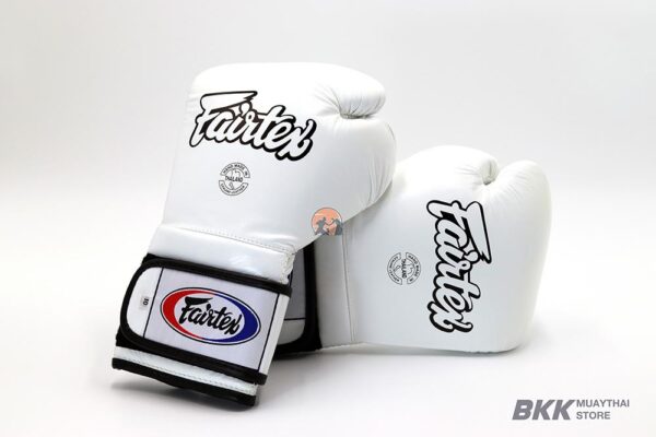 Fairtex [BGV9] Heavy Hitter's Gloves - Mexican Style Boxing Gloves White