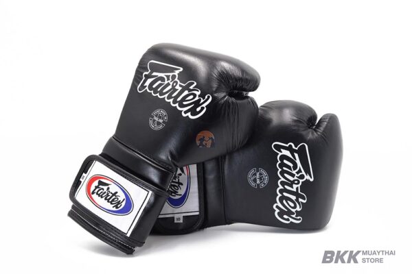 Fairtex [BGV9] Heavy Hitter's Gloves - Mexican Style Boxing Gloves Black