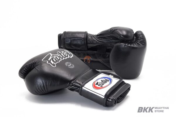 Fairtex [BGV9] Mexican Style Boxing Gloves Black