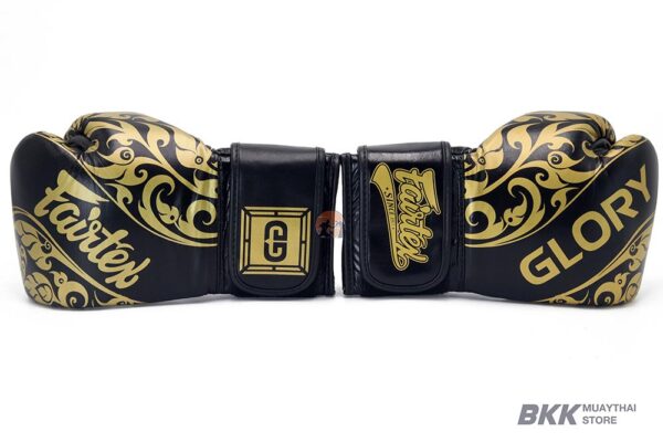 Fairtex [BGVG2] X Glory Competition Gloves Black/Gold