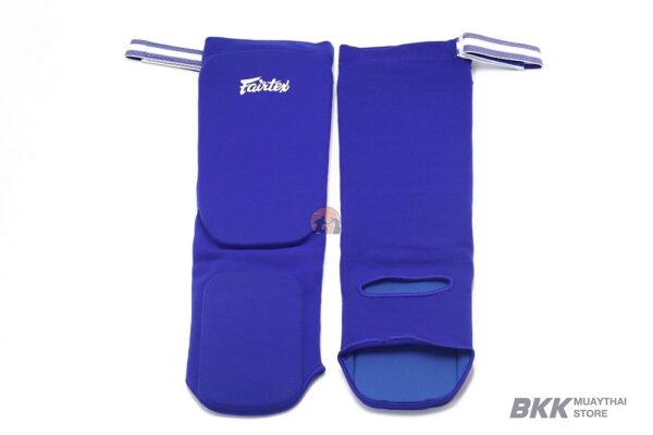 Fairtex [SPE1] Blue Elastic Shin Pads