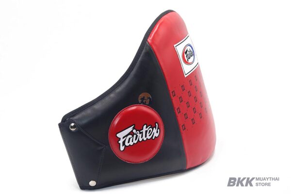 Fairtex [BPV1] Belly Pad Standard Leather Red