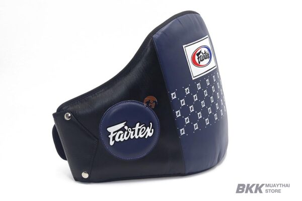 Fairtex [BPV1] Belly Pad Standard Leather Blue