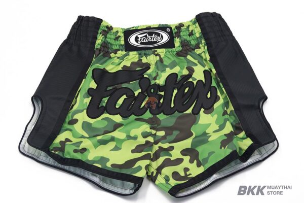 Fairtex Green Camo Slim Cut Muay Thai Shorts