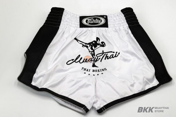 Fairtex Shorts Slim Cut Muay Thai White