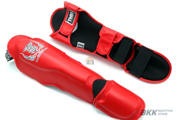 Top King [TKSGP-GL] Shin Guards “Pro” Red