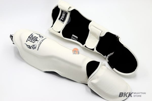 Top King [TKSGP-GL] Shin Guards White