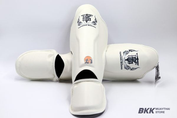 Top King [TKSGP-GL] Shin Guards "Pro" White