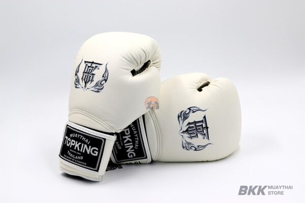Top King [TKBGSA] “Super Air” Boxing Gloves White