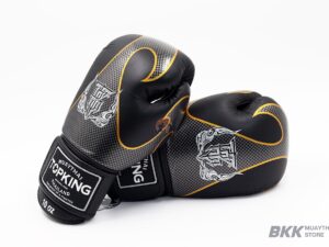 Top King [TKBGEM-01] “Empower Creativity” Black/Silver Boxing Gloves