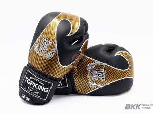 Top King [TKBGEM-01] “Empower Creativity” Black/Gold Boxing Gloves
