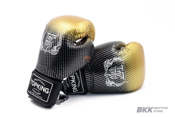 Top King [TKBGSS-01] “Super Star” Gold Boxing Gloves