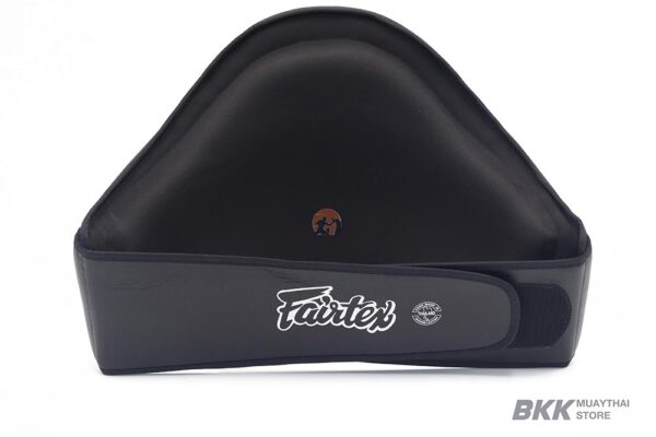 Fairtex [BPV2] Lightweight Leather Belly Pad Black