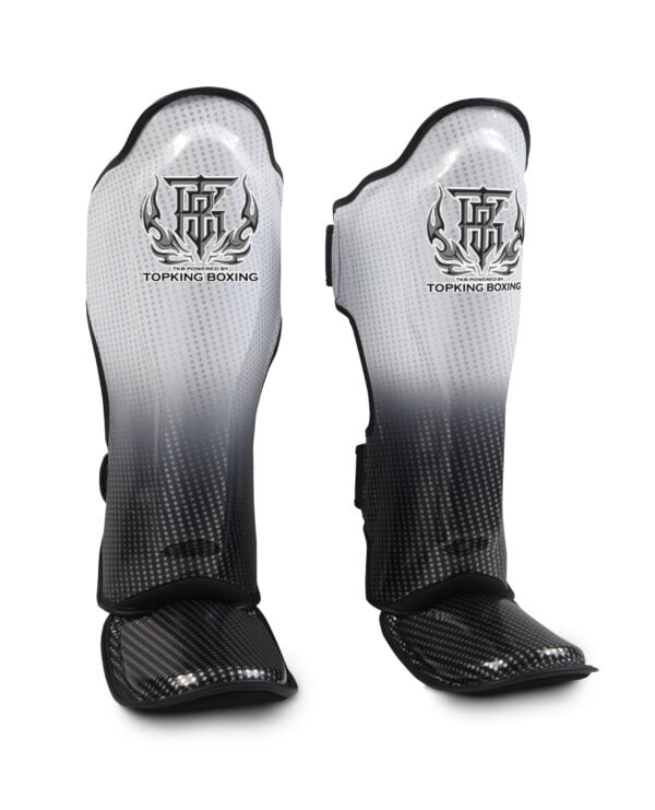 Top King [TKSGSS-01] “Super Star” Shin Guards White