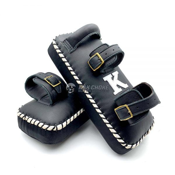 K Brand Double Strap Kick Pads Black